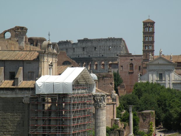  le Colisée vu depuis le Tabularium